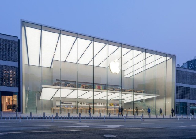 Apple опубликовала фотографии нового Apple Store в Китае